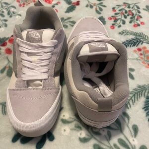 Brand new! Gray and White Van Sneakers